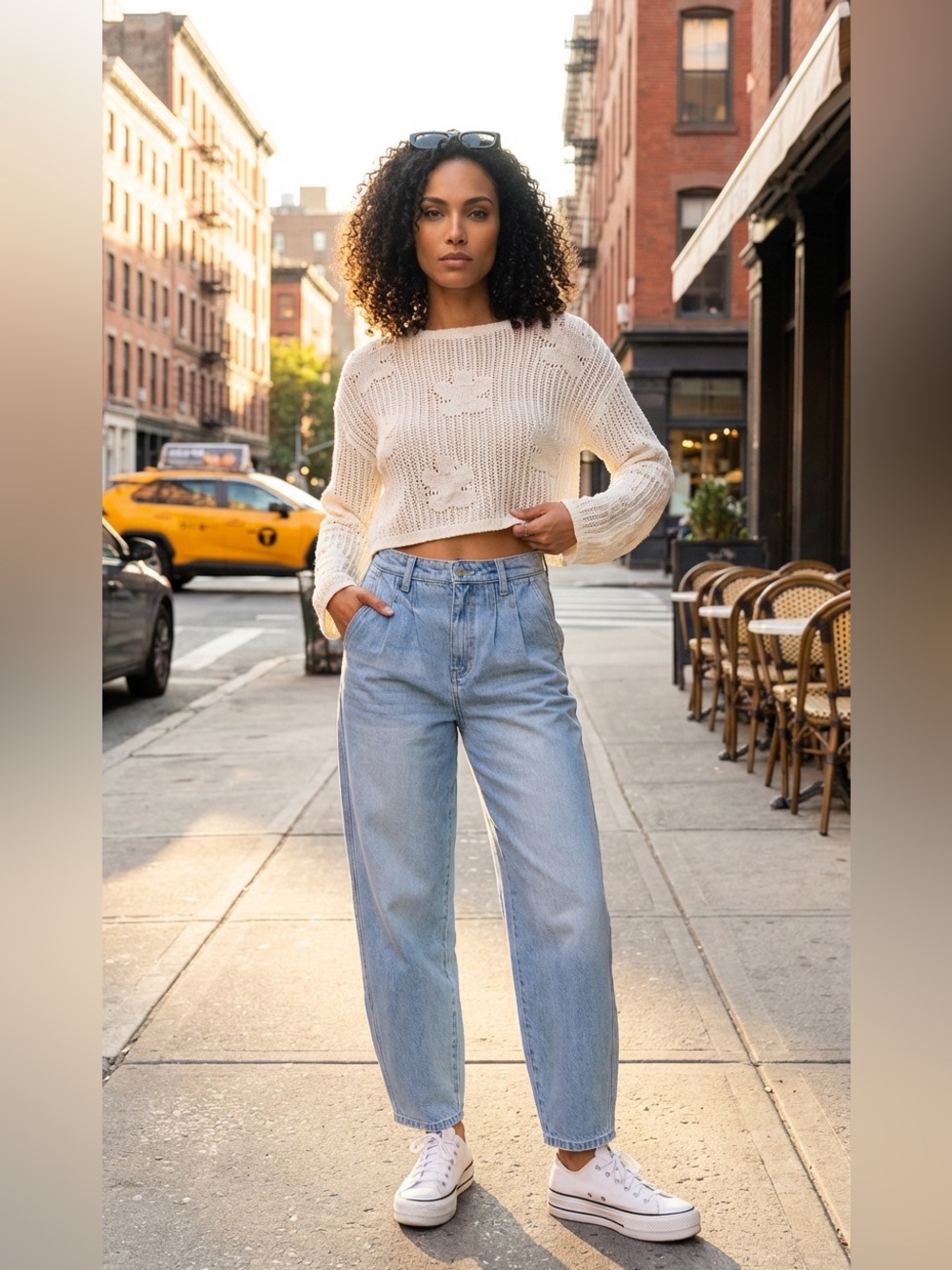 Barrel Denim Jeans - Classic Relaxed Fit